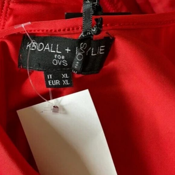 Kendall + Kylie for OVS Red Team Mermaid One Piece Bathing Suit Size XL … - Picture 6 of 7